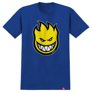 SPITFIRE - YOUTH BIGHEAD FILL TEE BLUE/YELLOW