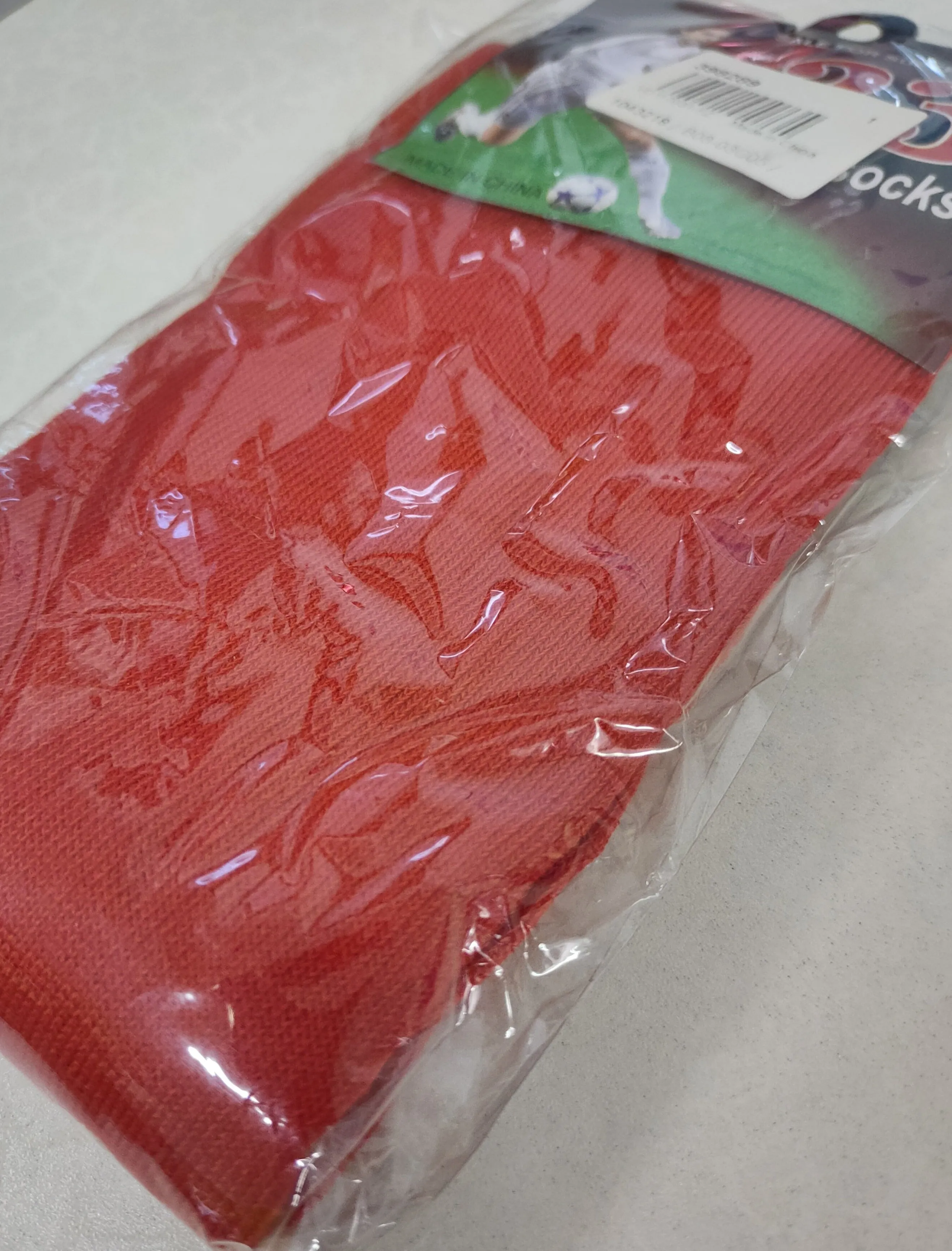 Sports Long Socks - Red #23