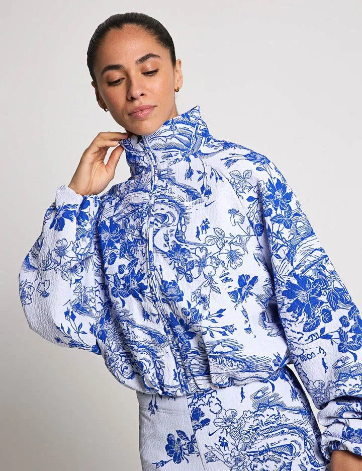 Sportswear Collection Jacquard Track Jacket - White/Hyper Royal