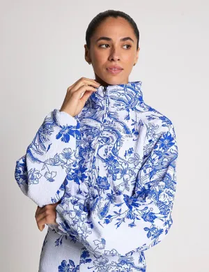 Sportswear Collection Jacquard Track Jacket - White/Hyper Royal