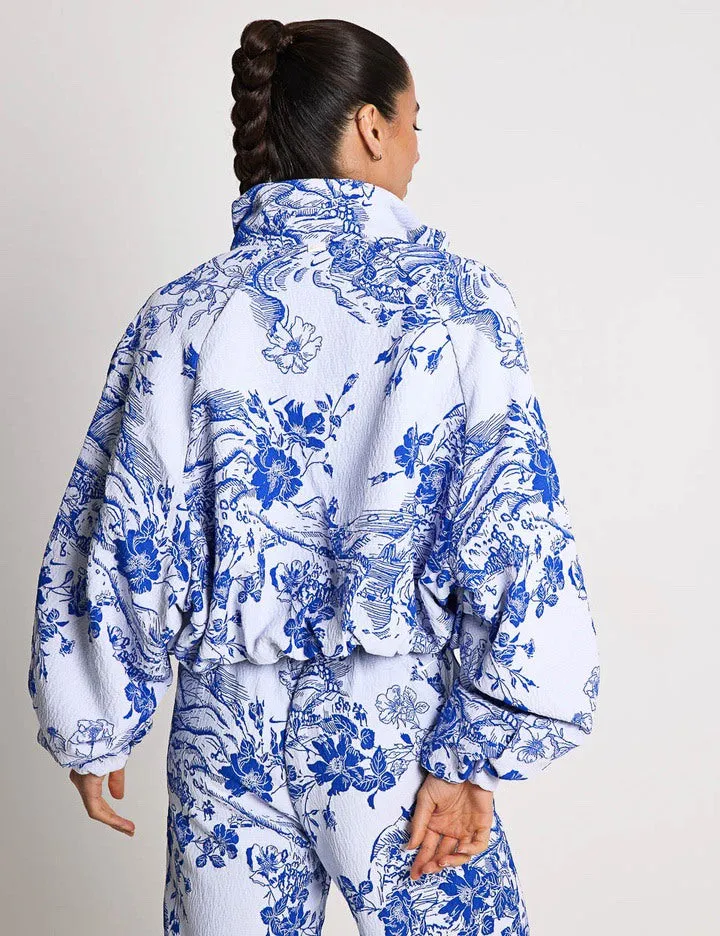 Sportswear Collection Jacquard Track Jacket - White/Hyper Royal