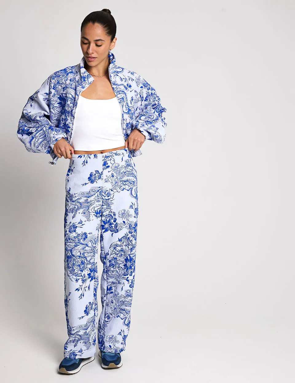 Sportswear Collection Jacquard Track Jacket - White/Hyper Royal