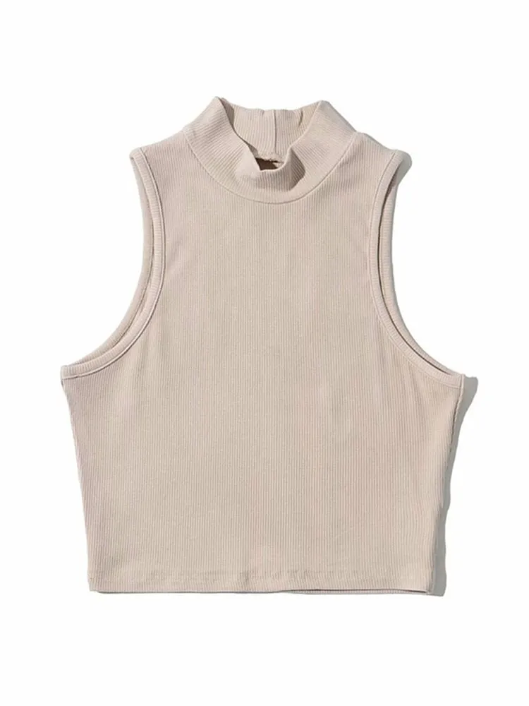 Summer High Neck  Crop Top Anna Kay Co