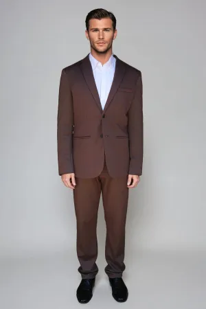 The Original Performance Suit Regular Fit – Dark Brown