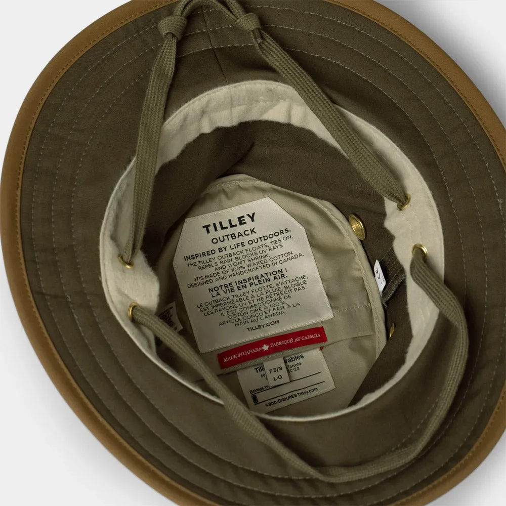 TILLEY TWC7 OUTBACK WAXED COTTON HAT Silvermans