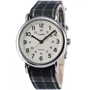 Timex Men's Weekender Cream Dial Watch