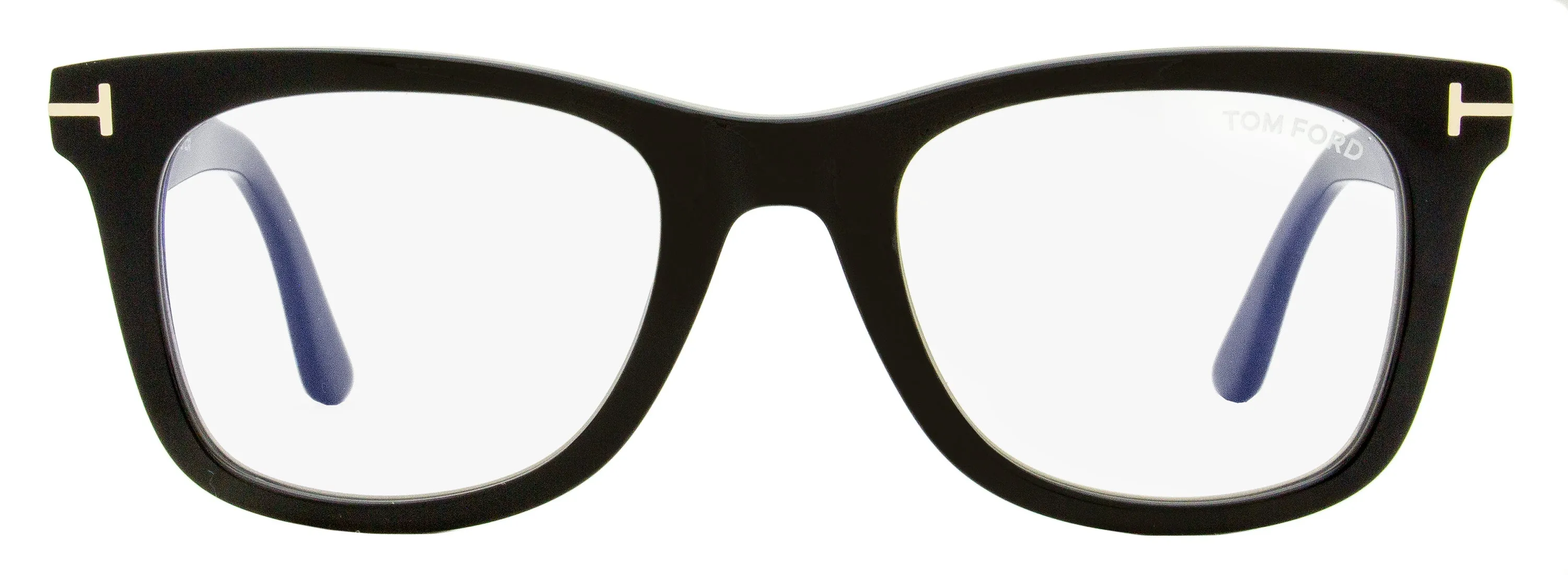Tom Ford Men's Magnetic Clip-on Eyeglasses TF5970-B 001 Black 50mm