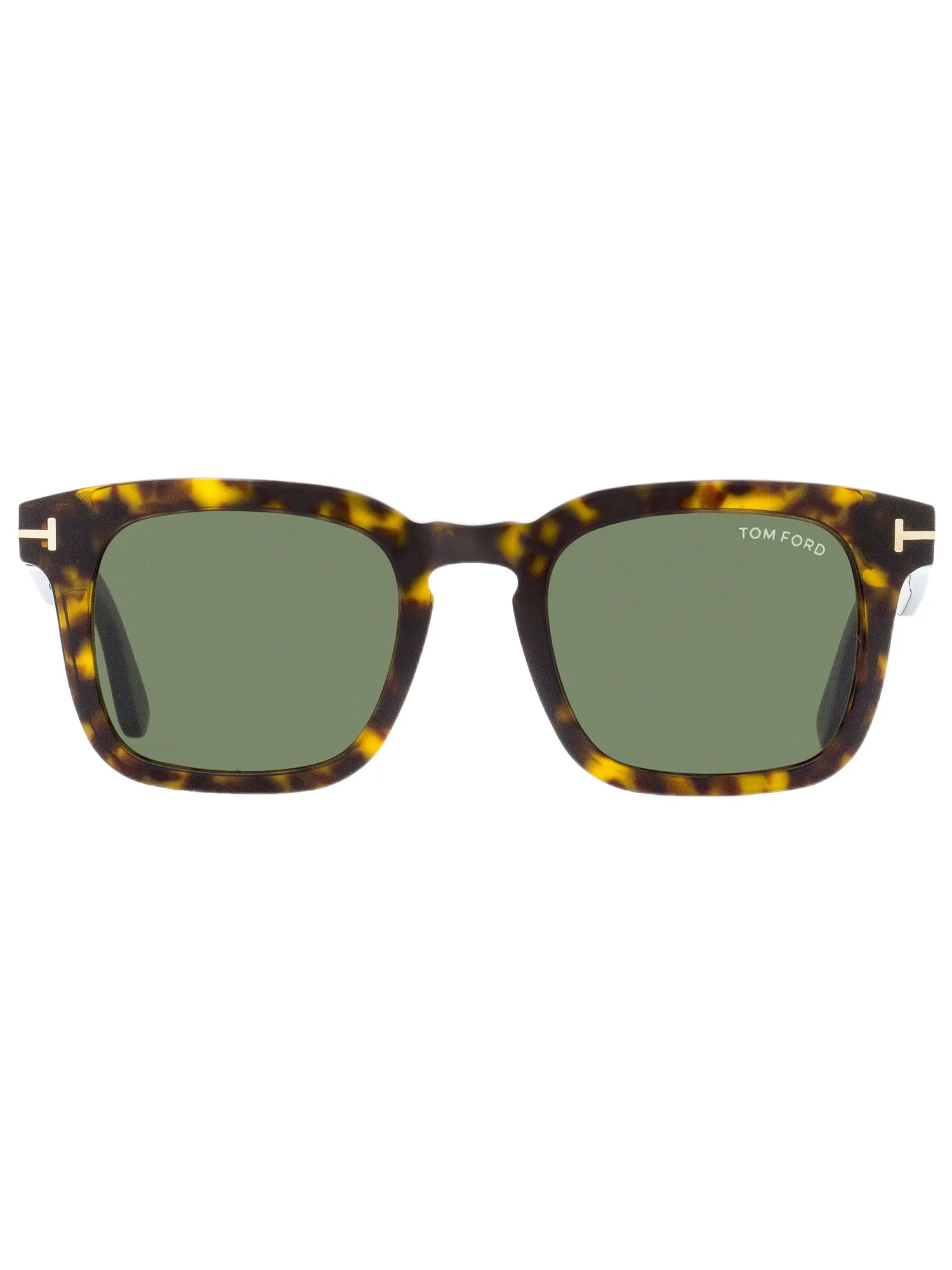 Tom Ford Men's Square Sunglasses TF751 Dax 52N Dark Havana 50mm