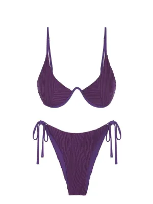 Top (Push Up) And Bottom Mix & Match Bikini Swimwear Anna Kay Co