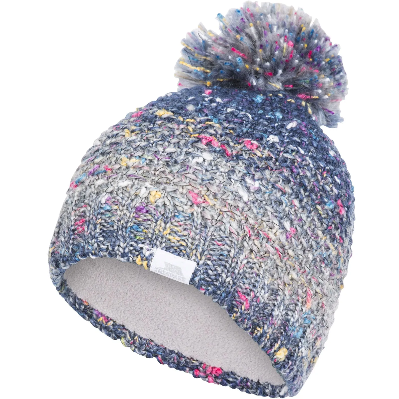 Trespass Adults Zabella Knitted Bobble Hat
