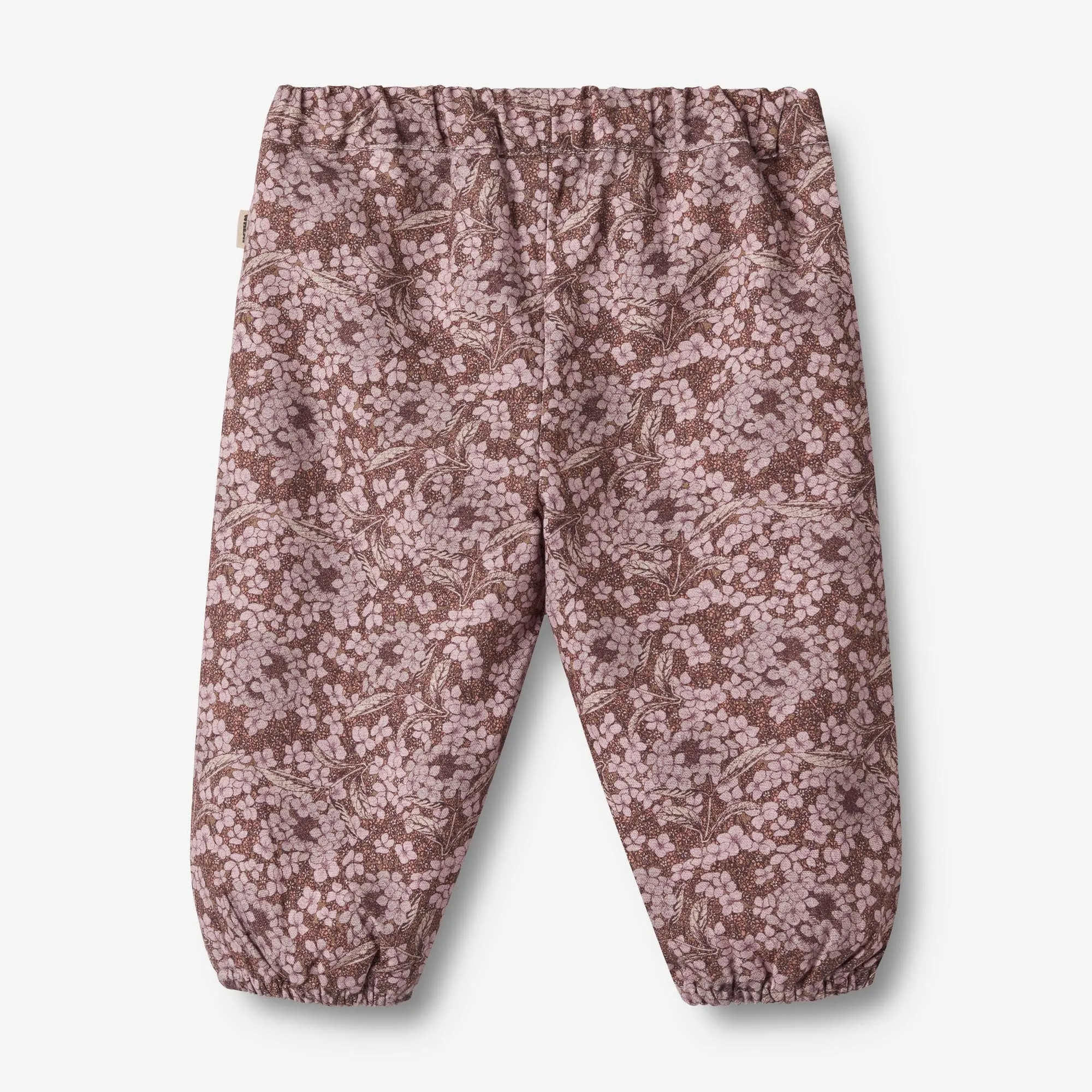 Trousers Lined Malou - hydrangeas Wheat
