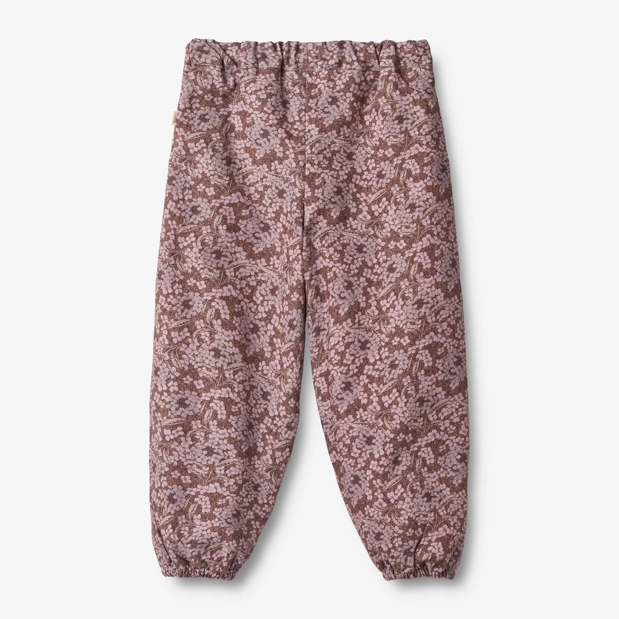 Trousers Lined Malou - hydrangeas Wheat