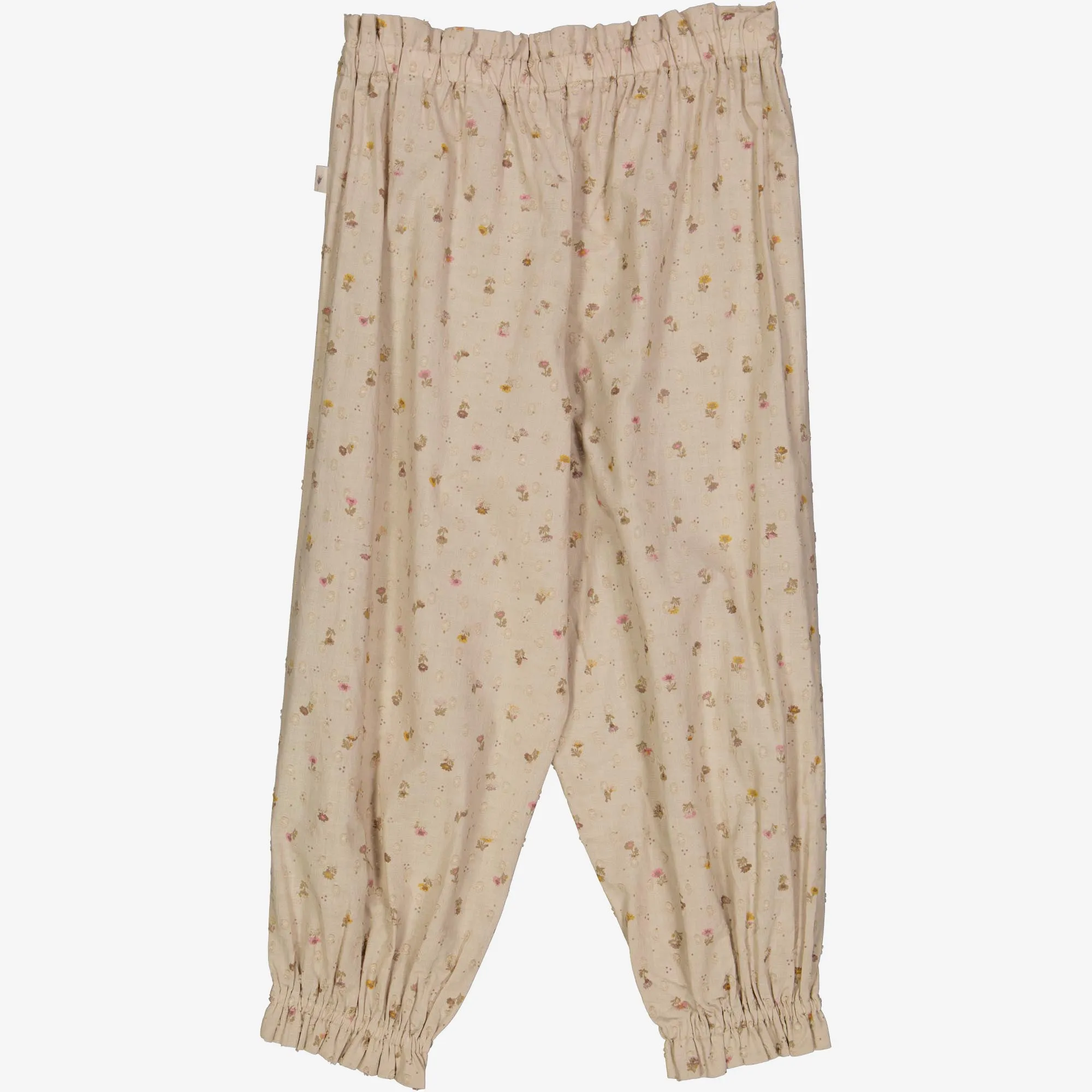 Trousers Polly - fossil flowers dot Wheat