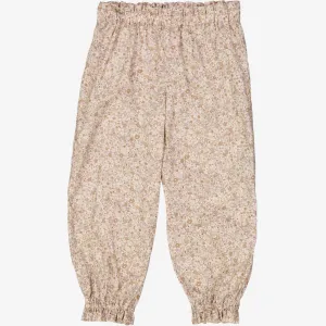 Trousers Polly - soft lilac flowers Wheat