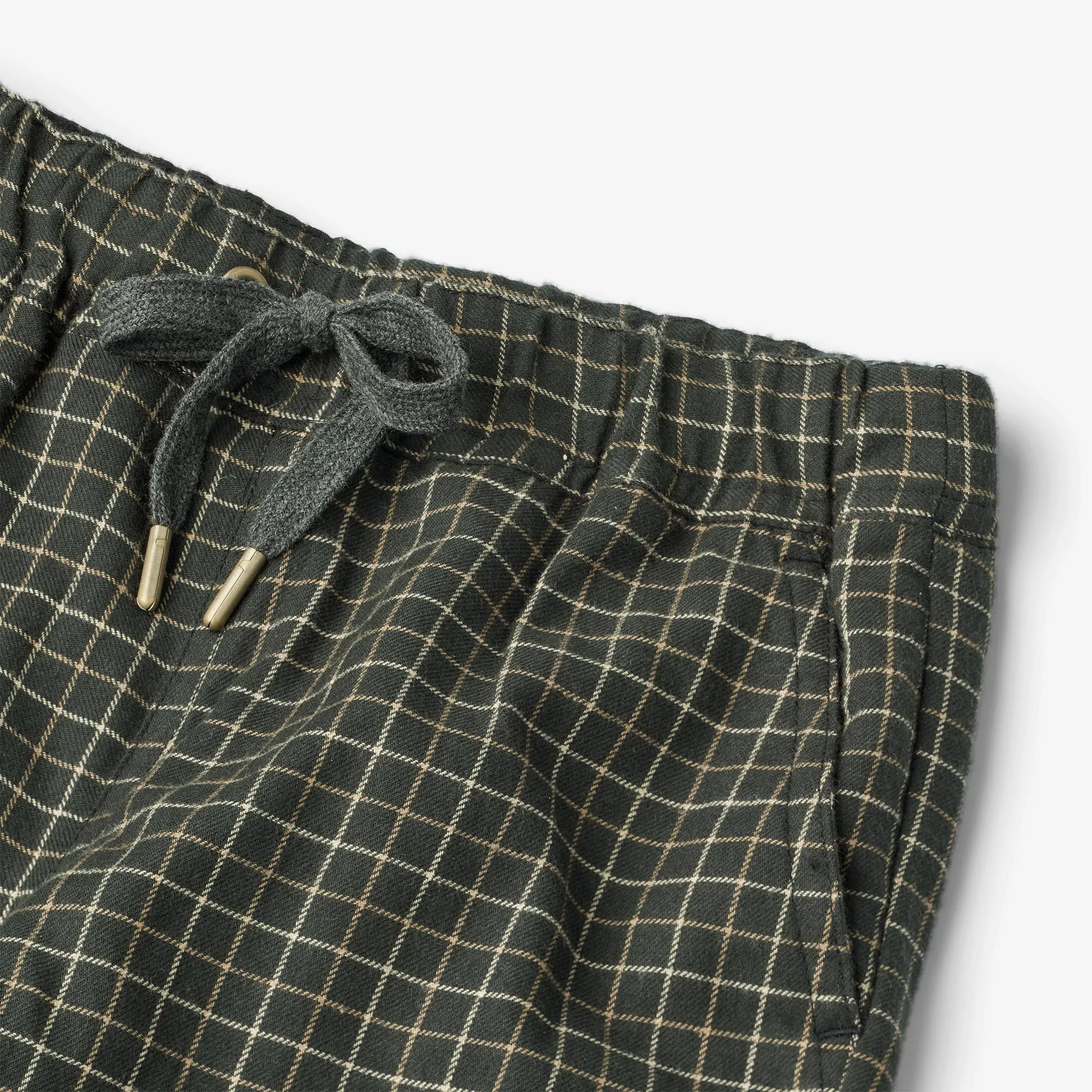Trousers Rufus Lined - black coal check Wheat