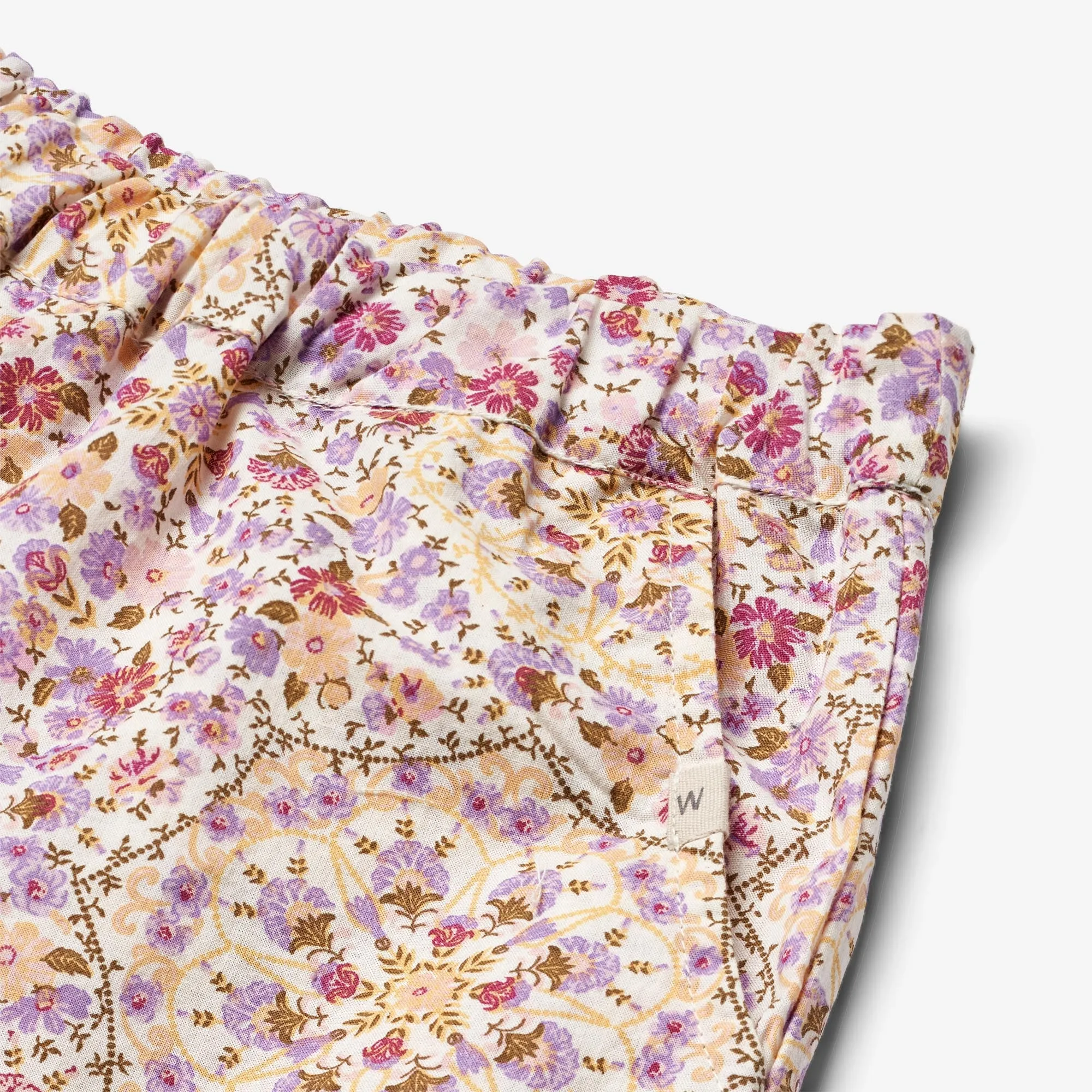 Trousers Sara - carousels and flowers Wheat