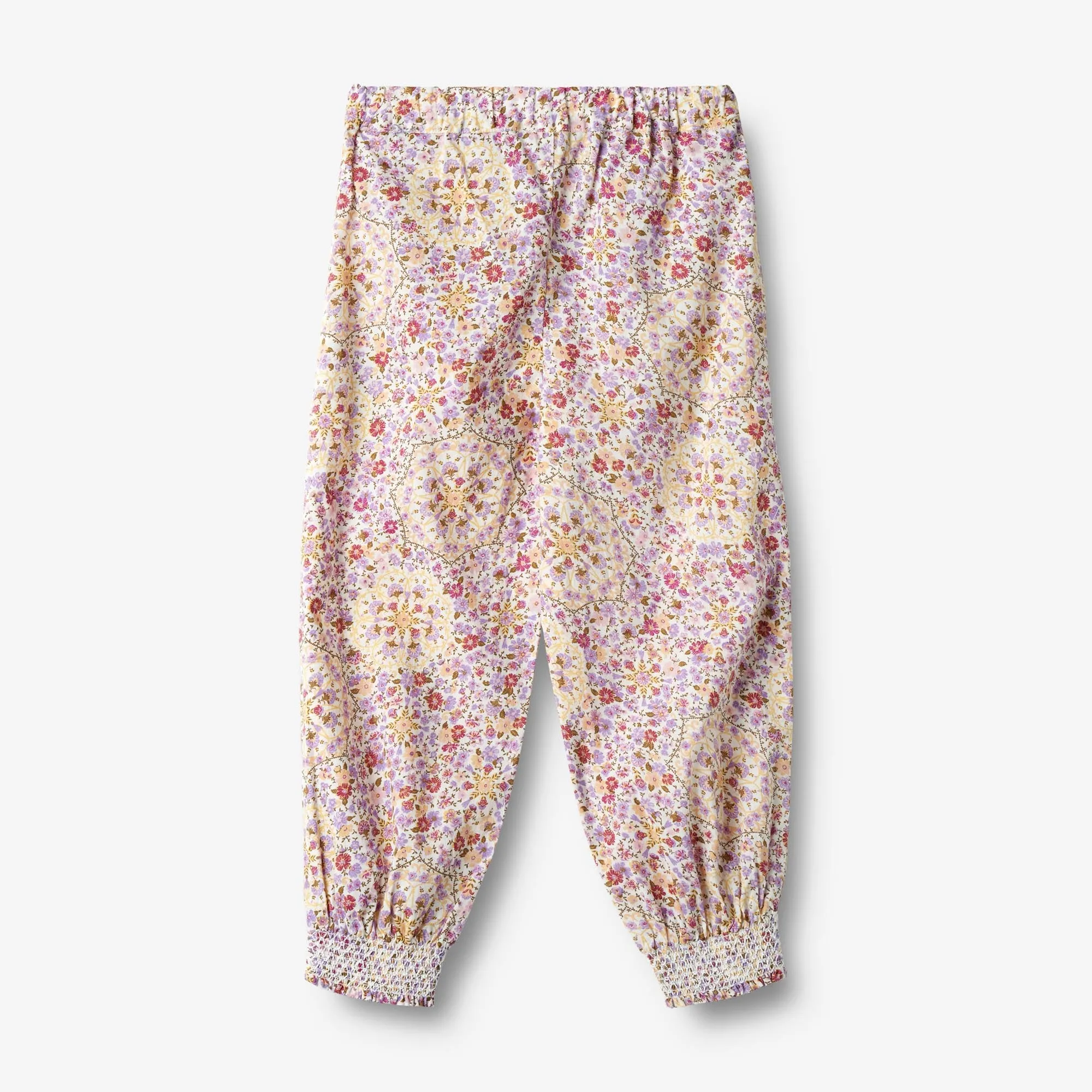 Trousers Sara - carousels and flowers Wheat