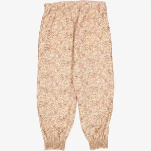 Trousers Sara - clam flowers Wheat