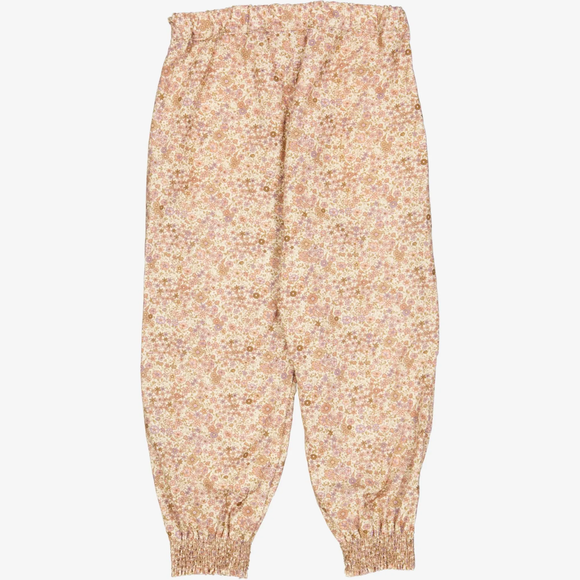 Trousers Sara - clam flowers Wheat
