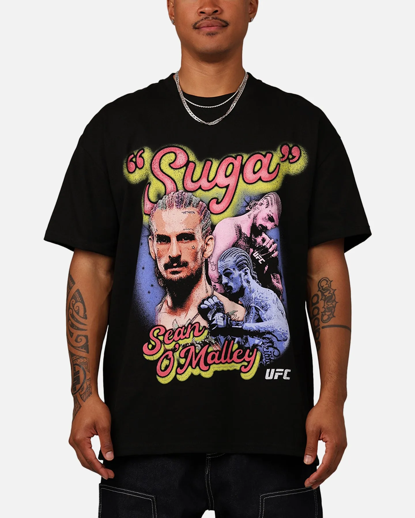 UFC By Culture Kings Suga Sean O'Malley Heavy T-Shirt Black