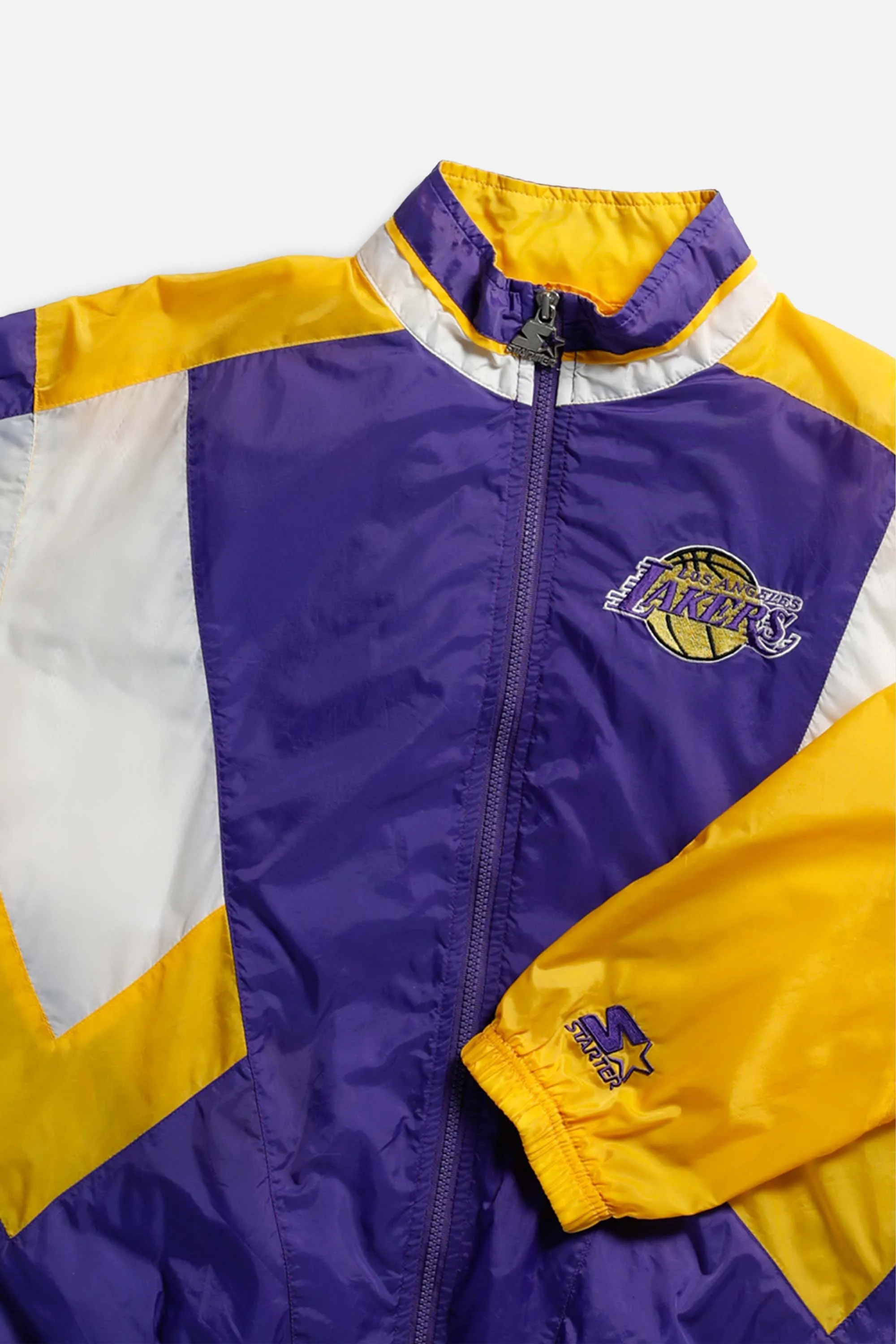 Vintage LA Lakers NBA Starter Windbreaker Jacket - M Frankie