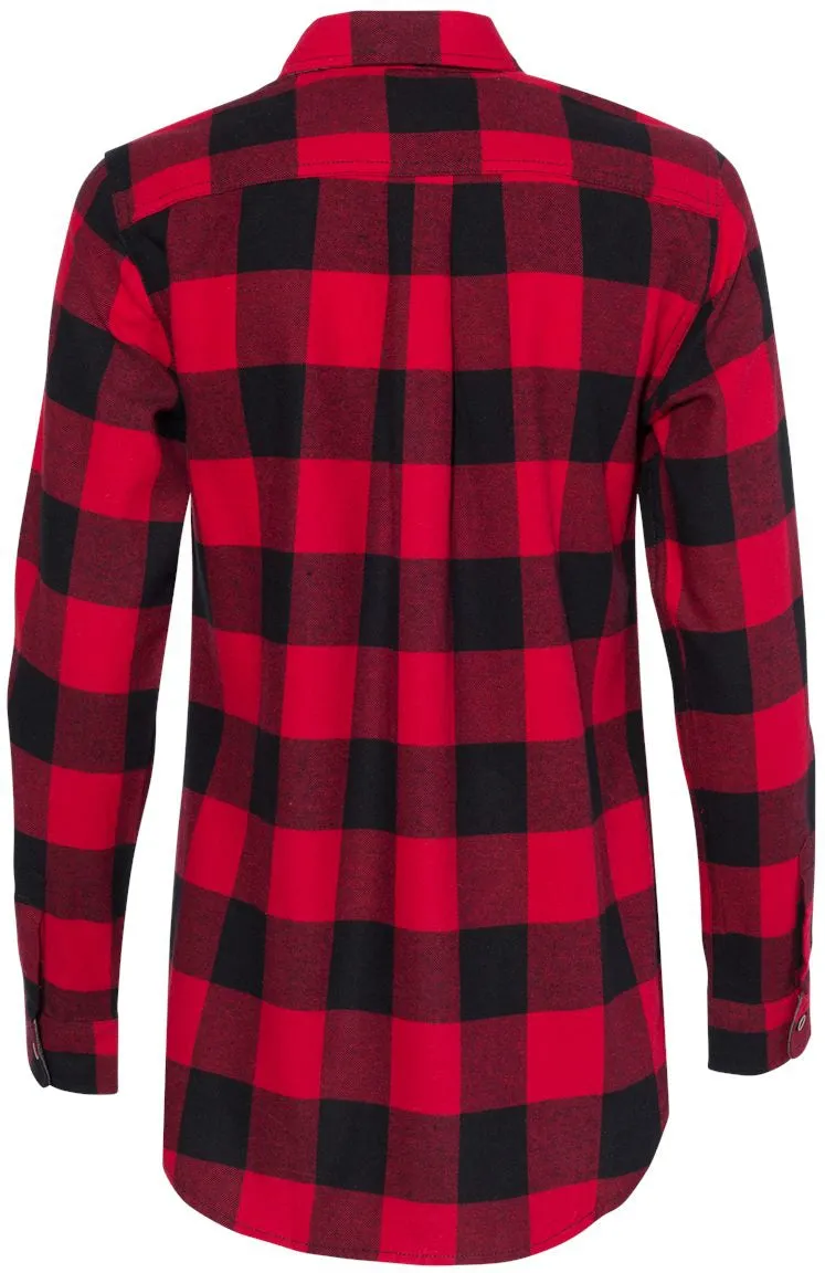 Weatherproof Ladies Vintage Brushed Flannel Long Sleeve Shirt