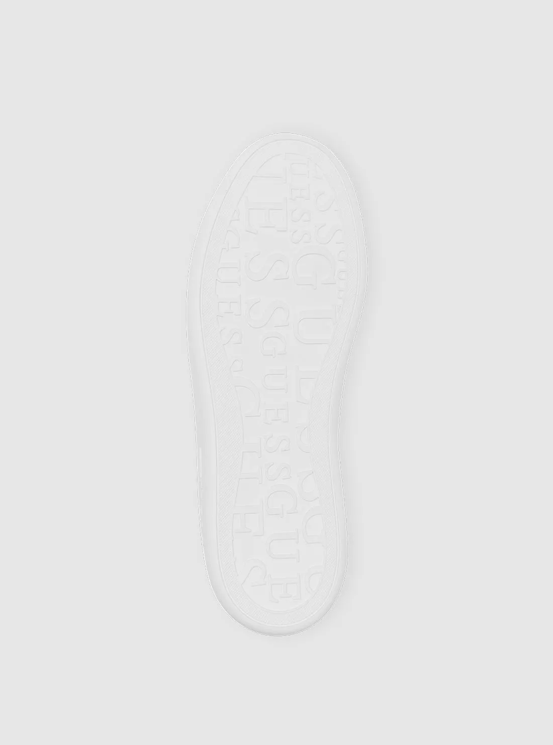 White Roki Low-Top Sneakers Guess