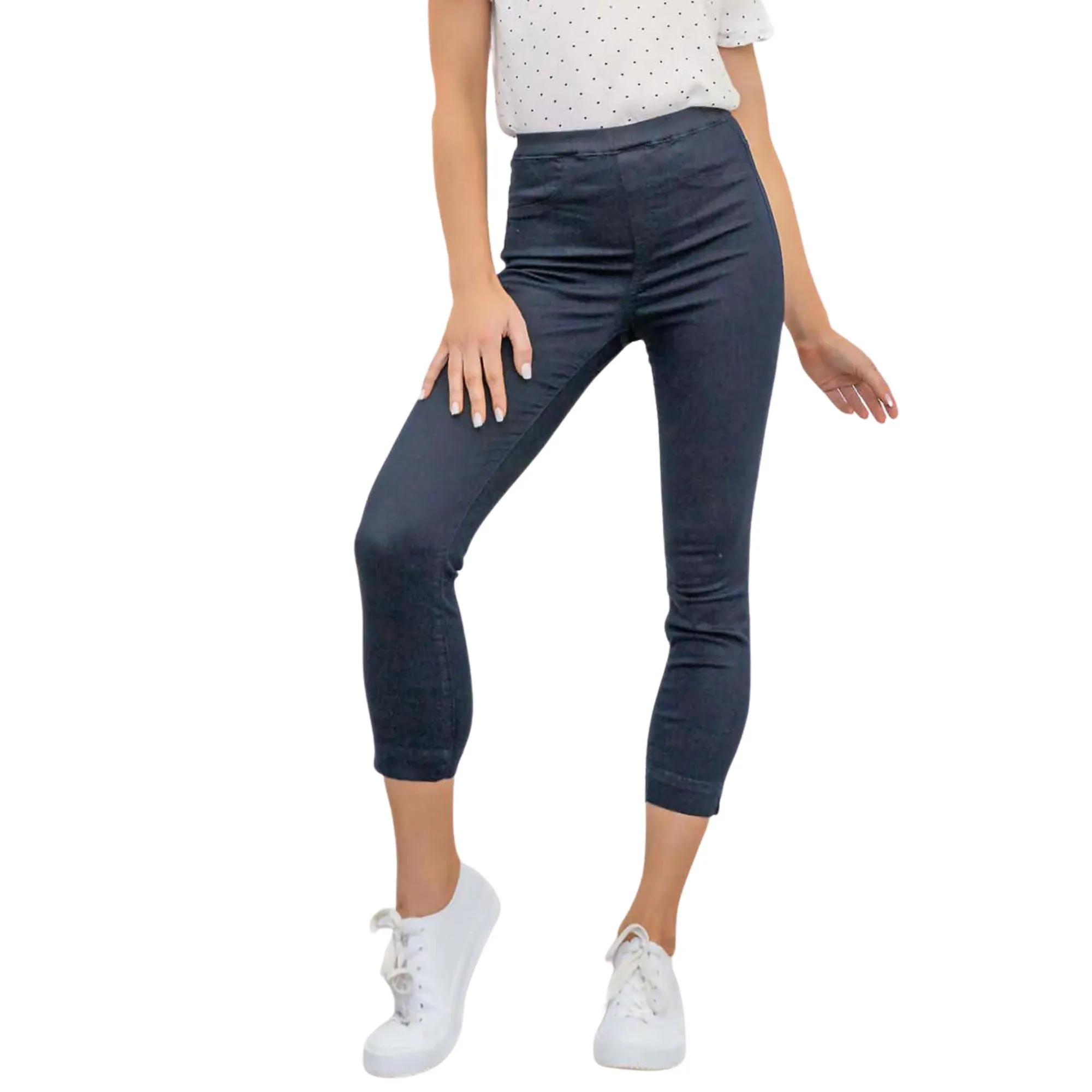 White Stuff Jade Crop Blue Skinny Jeans