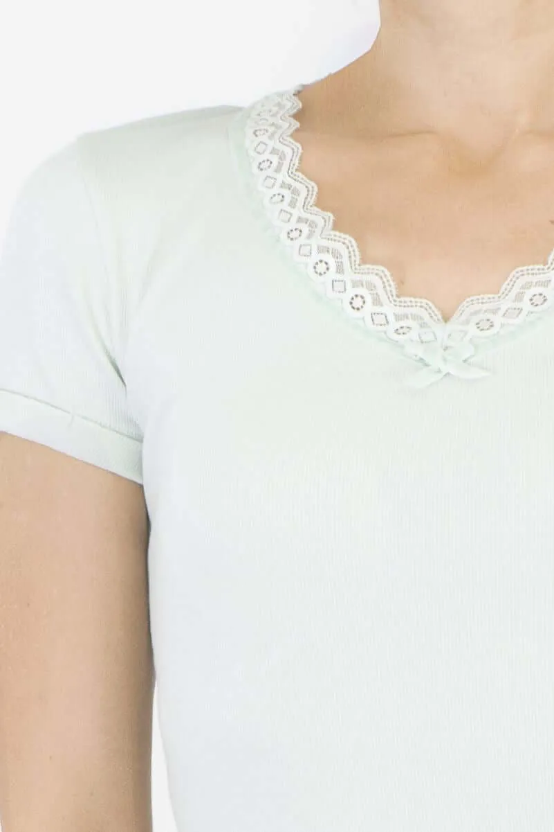 White Stuff Night Owl Short Sleeve Pyjama Tops
