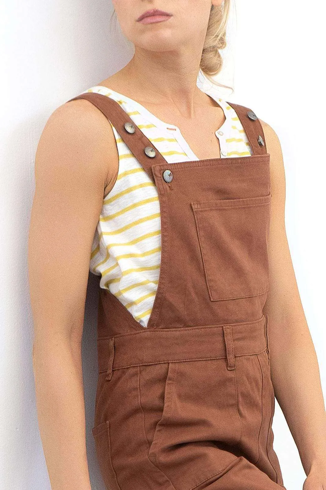 White Stuff Vest Sleeveless Button Up Cotton Jersey Summer Casual Tops