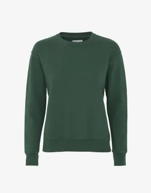 Women Classic Organic Crew - Emerald Green