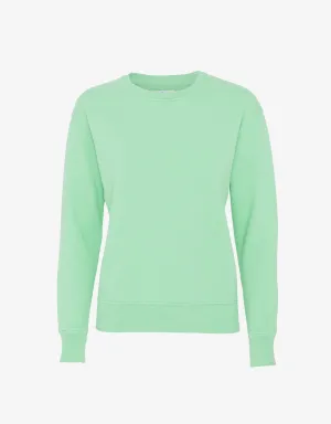 Women Classic Organic Crew - Faded Mint