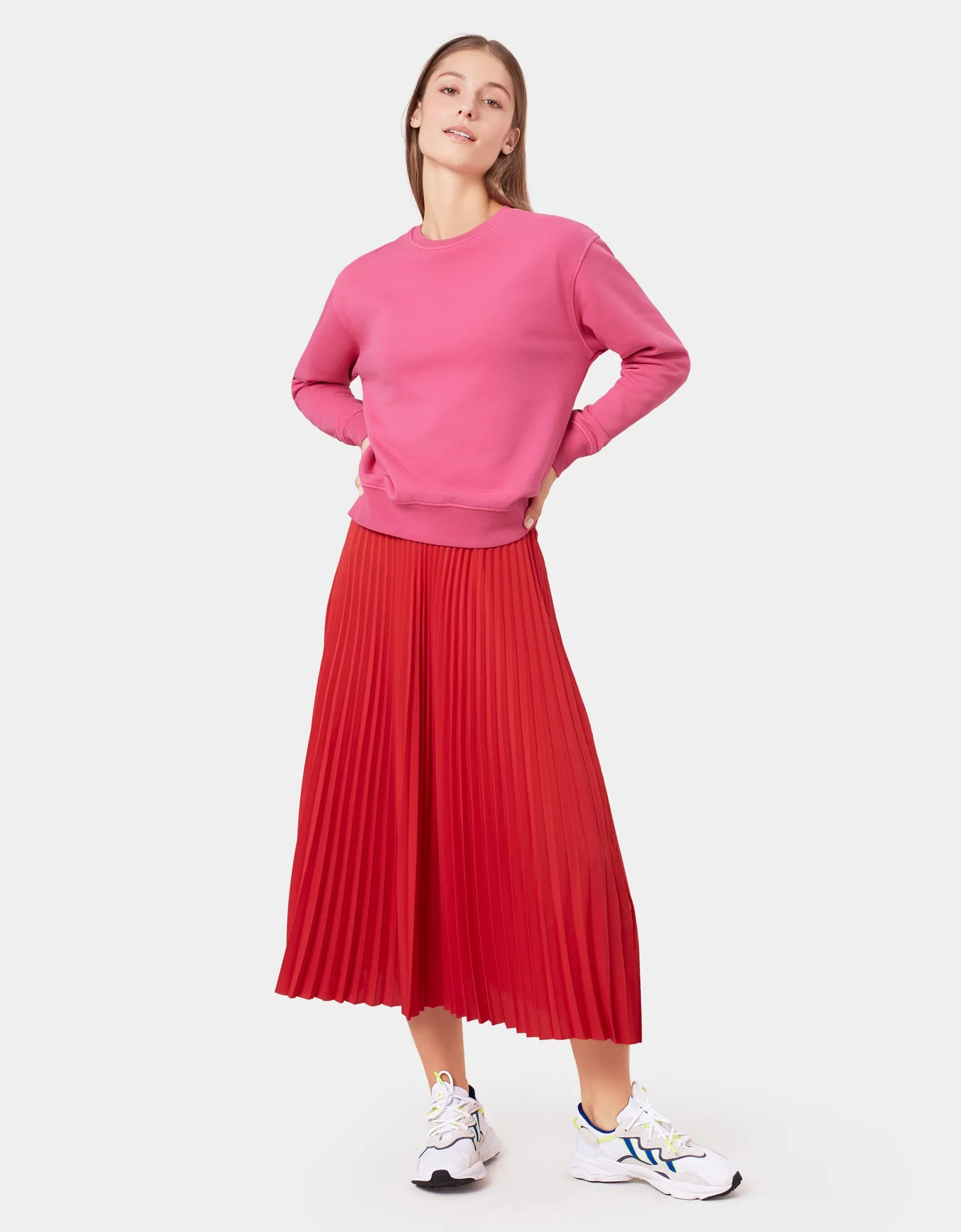 Women Classic Organic Crew - Faded Mint