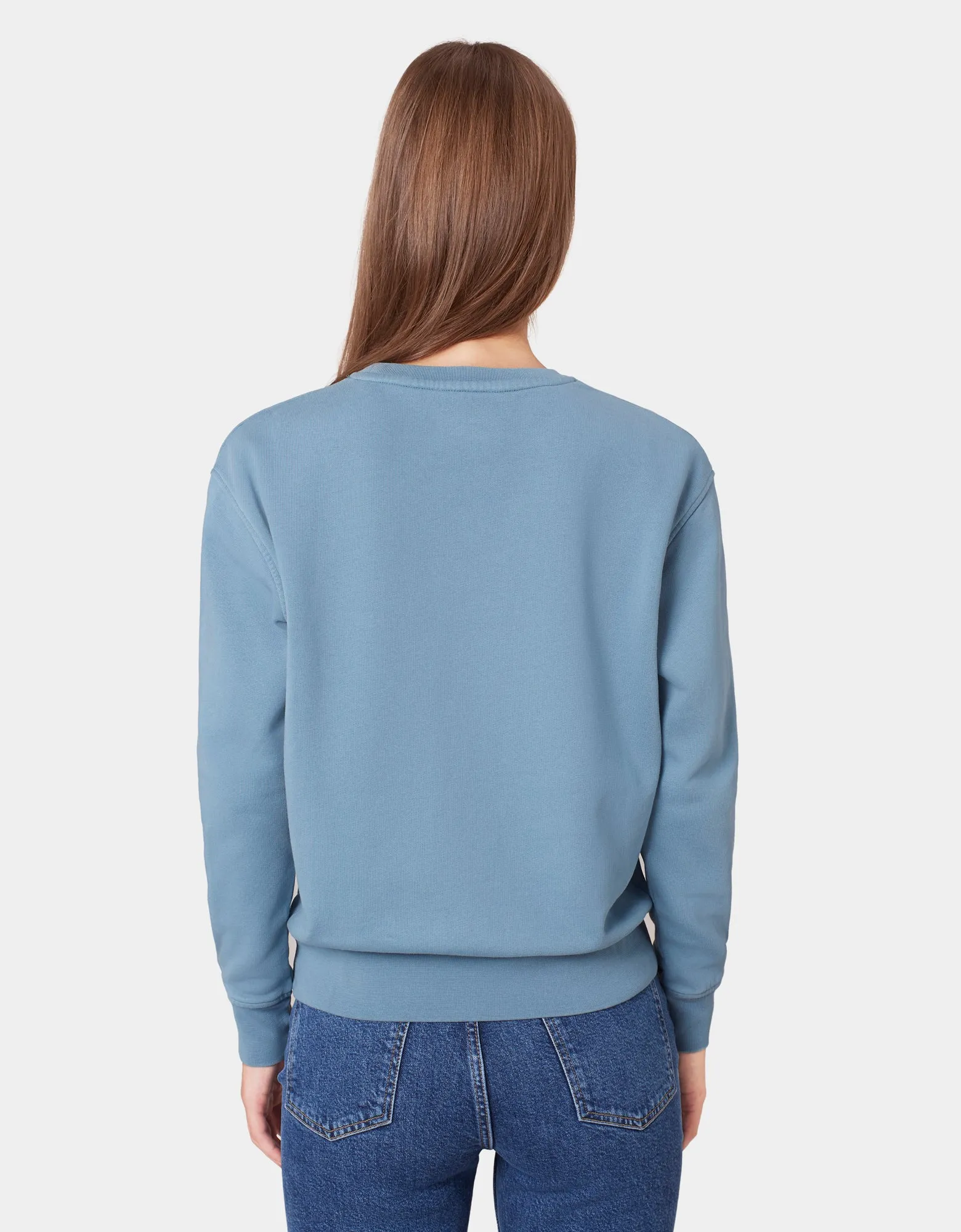 Women Classic Organic Crew - Heather Grey