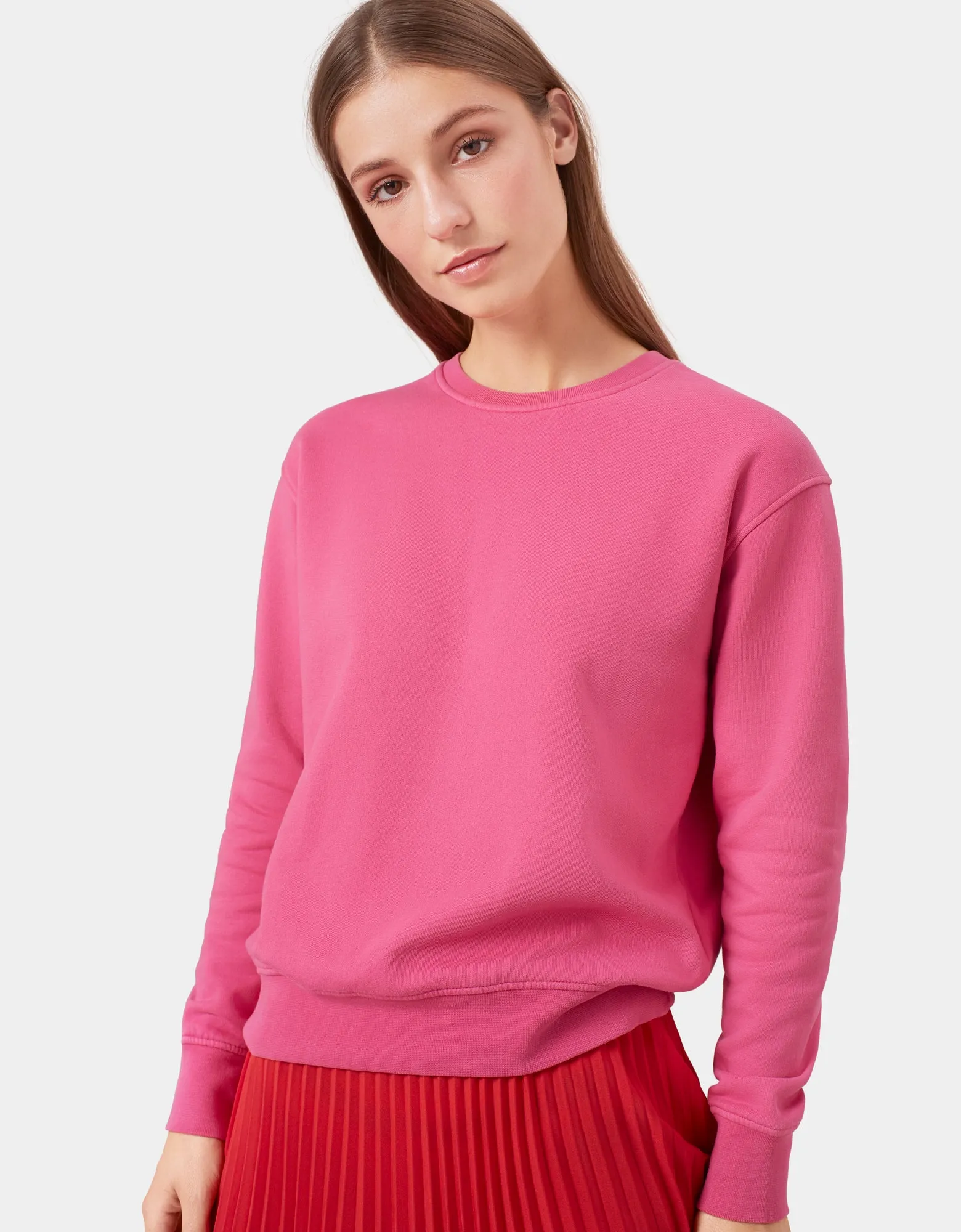 Women Classic Organic Crew - Ivory White