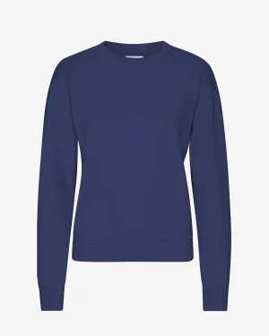 Women Classic Organic Crew - Marine Blue