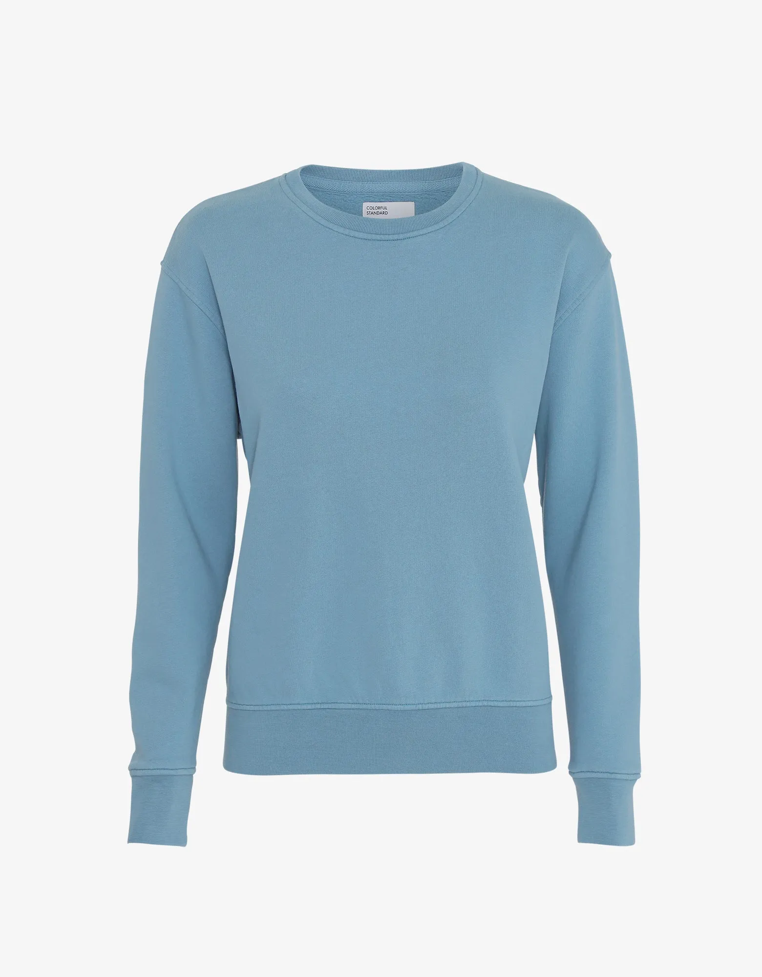 Women Classic Organic Crew - Stone Blue