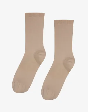 Women Classic Organic Sock - Desert Khaki