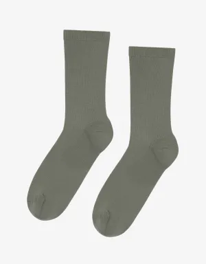 Women Classic Organic Sock - Dusty Olive