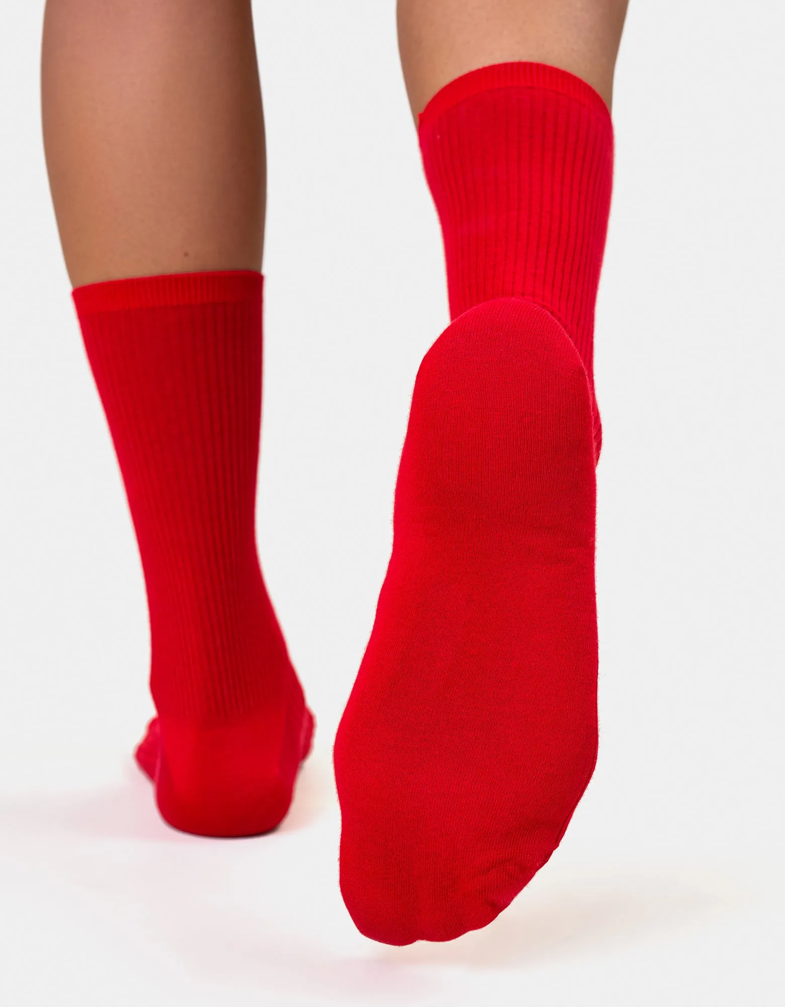 Women Classic Organic Sock - Ivory White