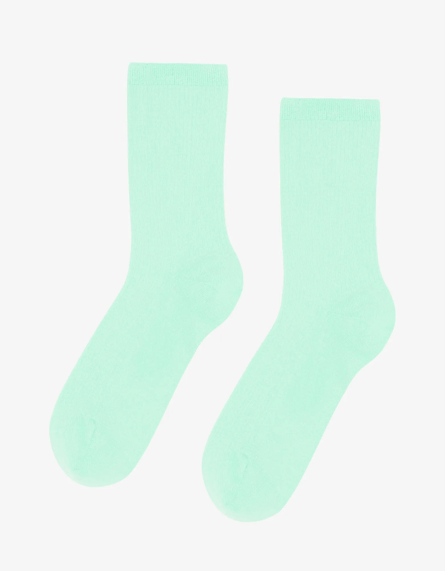 Women Classic Organic Sock - Light Aqua
