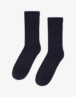 Women Classic Organic Sock - Navy Blue