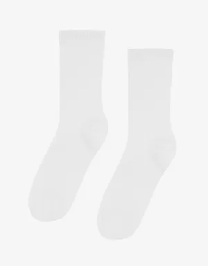 Women Classic Organic Sock - Optical White