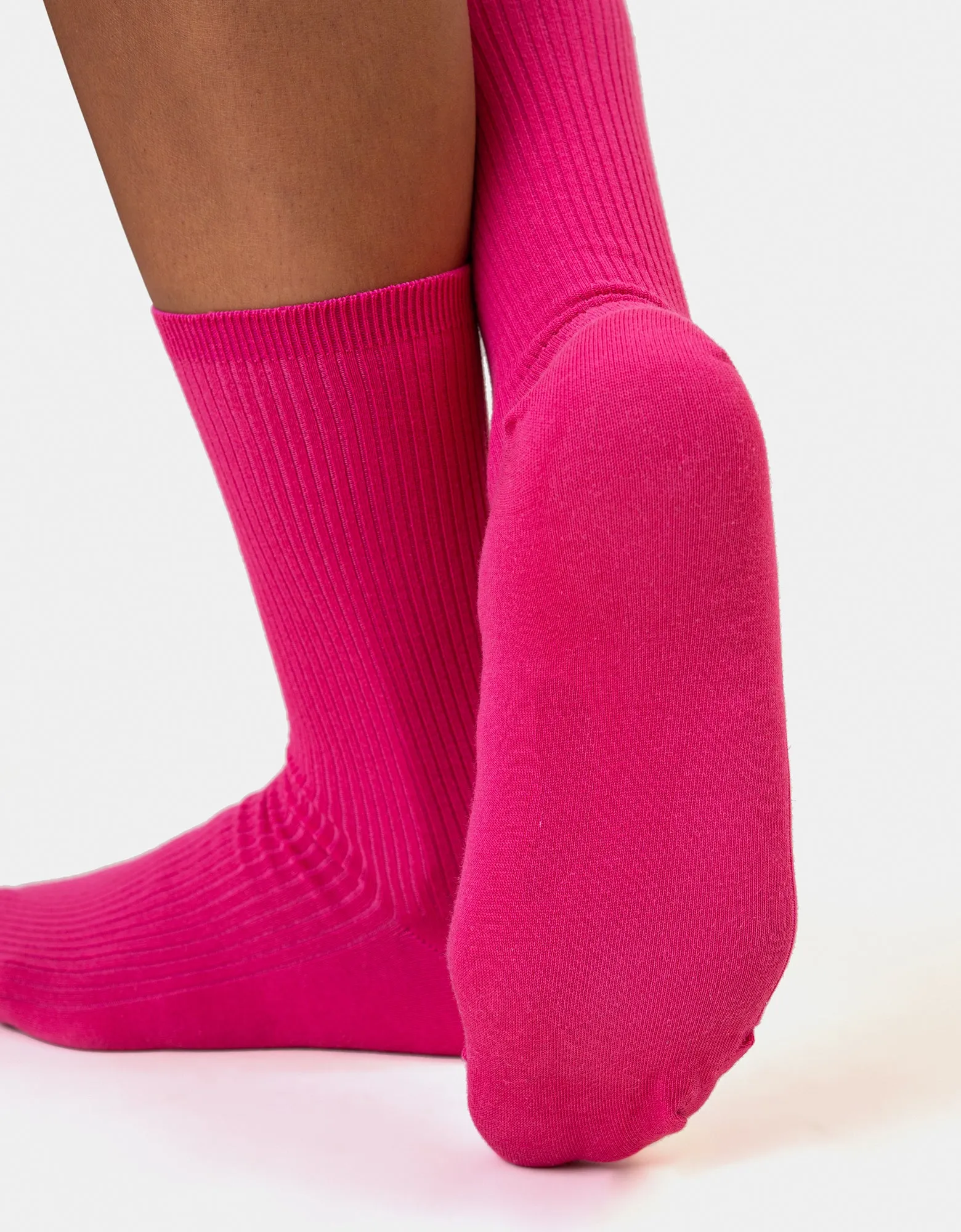 Women Classic Organic Sock - Steel Blue