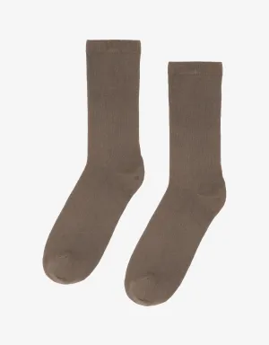 Women Classic Organic Sock - Warm Taupe