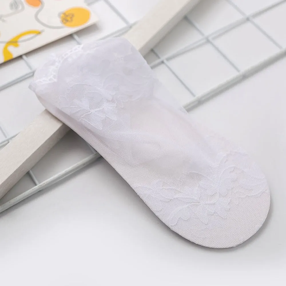 Women Lace Invisible Socks Non-slip Anna Kay Co