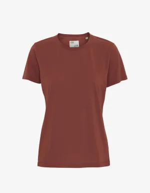Women Light Organic Tee - Cinnamon Brown