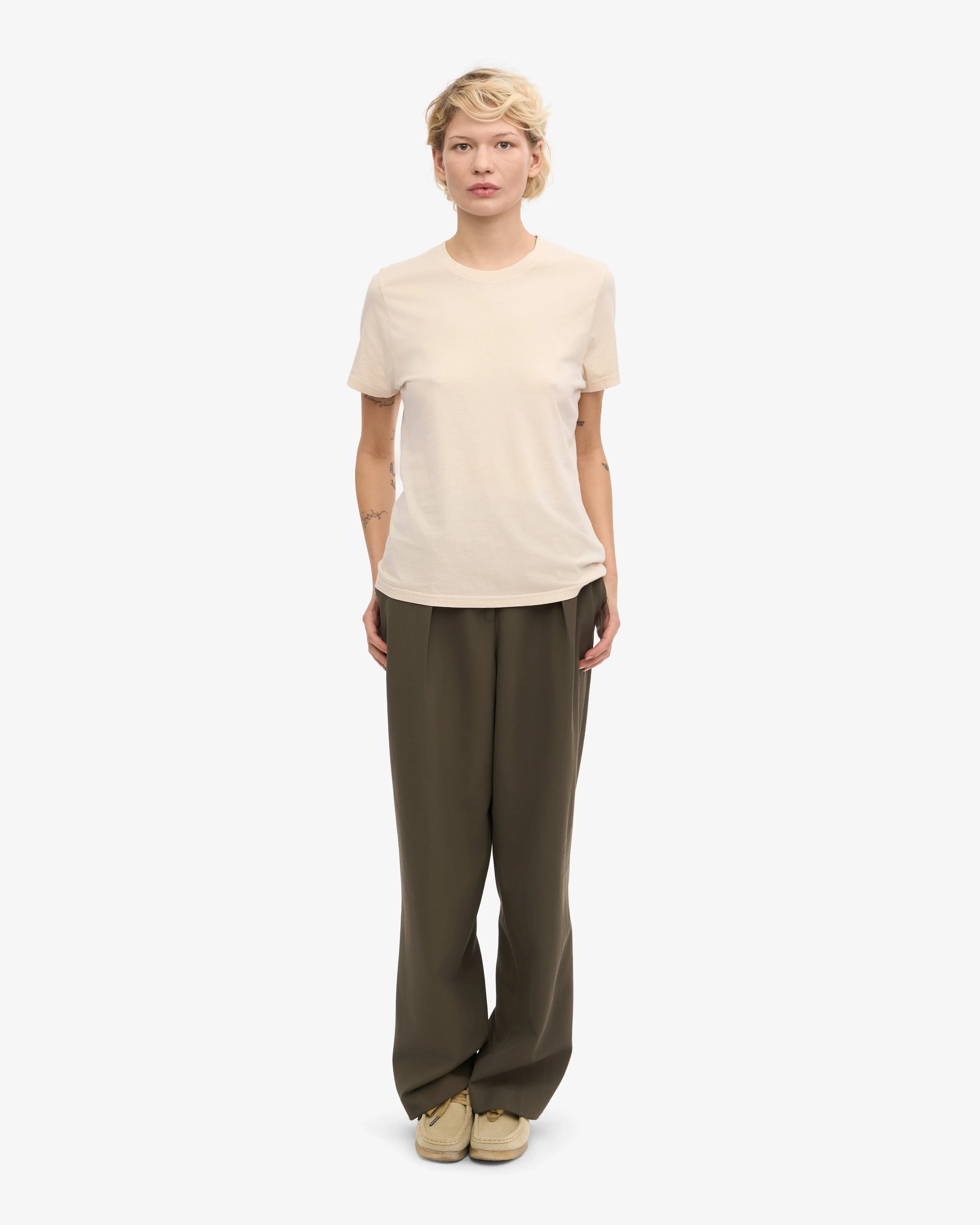 Women Light Organic Tee - Ivory White