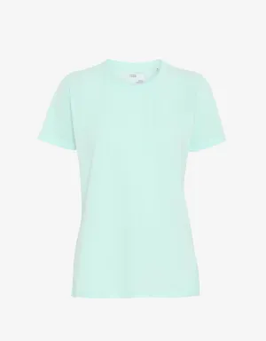 Women Light Organic Tee - Light Aqua
