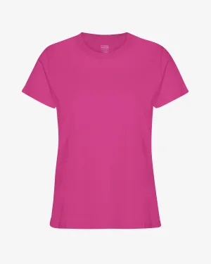 Women Light Organic Tee - Magenta Blaze